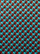 Boucles d'oreilles Kréa / Wax écailles bleu / Triangles / Tissu africain