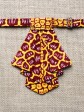Crawax / Wax animal jaune / Cravate pour femme / Tissu africain