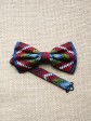 Noeud classic & mouchoir / Wax batik multicolore / Noeud papillon wax / Tissu africain