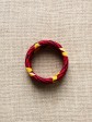 Lot de 3 bracelets / Wax hirondelles rouge / Trois bracelets / Tissu africain