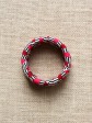 Lot de 3 bracelets / Wax chacha gris / Trois bracelets / Tissu africain